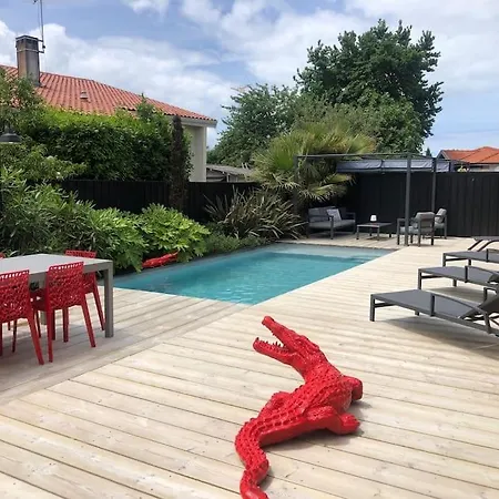 Nanie - Centre-ville, Piscine, Wifi - De Buch * לה-טסט-דה-בוש